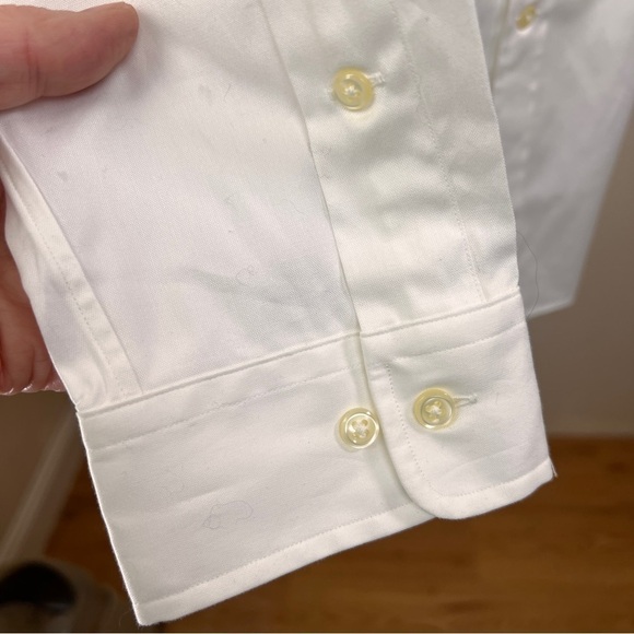 RALPH LAUREN NWOT Black Label -White Button-down shirt. Size 16 32/33”. Inch - Picture 5 of 10
